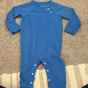 L.L. Bean Blue Kids Footie One Piece